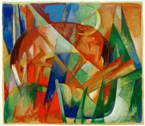 Creatura fantastica II (Cavallo) da Franz Marc