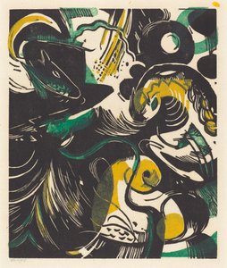 Genesis II (Schöpfungsgeschichte II) da Franz Marc