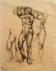 Portatore di legna da Franz Marc