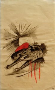 Iena sdraiata (Lupo sdraiato) da Franz Marc