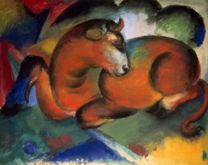 Toro rosso da Franz Marc