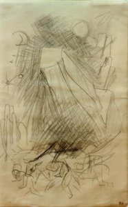 Montagna che crolla da Franz Marc