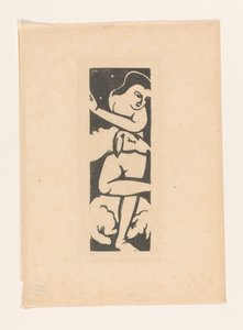 Donna con due pecore da Franz Marc