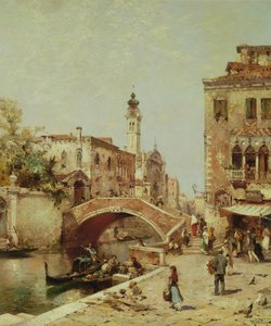 Canale di Santa Caterina, Venezia da Franz Richard Unterberger