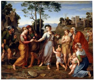 La ragazza delle terre straniere da Franz Riepenhausen