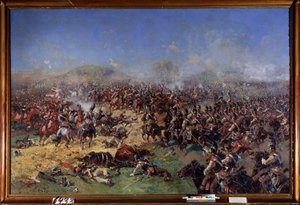 Campagna di Russia (1812): la battaglia di Borodino, 26 agosto 1812 da Franz Roubaud