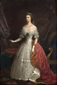 Ritratto di Elisabetta di Baviera da Franz Russ the Younger