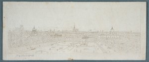 Vista di Vienna dal castello Belvedere da Franz Schmied