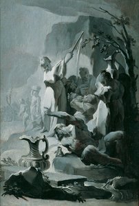 Il miracolo della sorgente di Mosè da Franz Sigrist d. Ä.