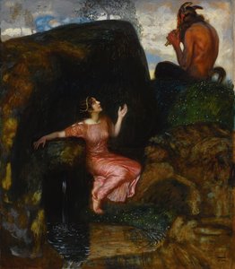 Alla fonte, ninfa che origlia
