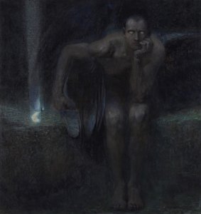 Lucifero, 1891 da Franz Stuck Ritter von