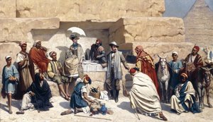 Visita alle piramidi di Giza, Egitto da Franz Vinck
