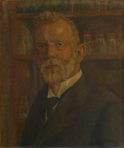 Ritratto di Paul Ehrlich 1854-1915, c. 1920
