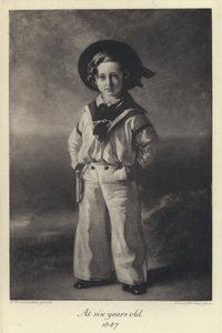Re Edoardo VII da bambino, all
