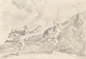 La trasformazione di Daphne in un albero di alloro da Franz Xaver Wagenschon
