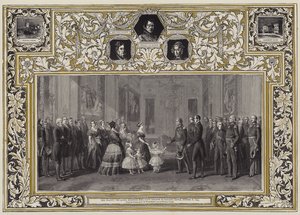 Sua Maestà la Regina che riceve il re Luigi Filippo al Castello di Windsor, 8 ottobre 1844