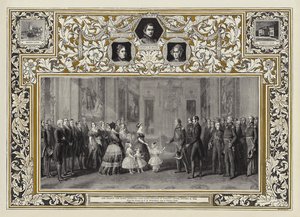 Sua Maestà la Regina riceve il Re Luigi Filippo al Castello di Windsor, 8 ottobre 1844