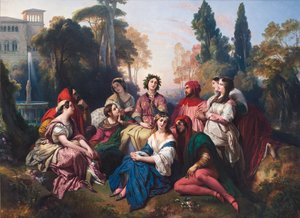 Il Decameron da Franz Xaver Winterhalter