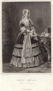 Maria Amalia di Napoli e Sicilia da Franz Xaver Winterhalter