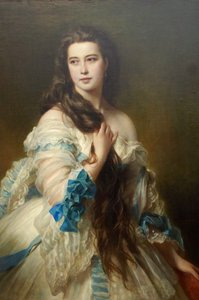 Nadezhda Nikolayevna Rimskaya-Korsakova nata Purgold, c. 1870 da Franz Xaver Winterhalter