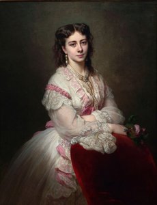 Ritratto della contessa Maria Branicka 1843-1918, nata principessa Sapieha, 1865 da Franz Xaver Winterhalter