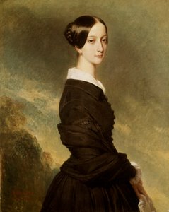 Ritratto di Francoise Caroline de Bourbon Bragance, Principessa di Joinville da Franz Xaver Winterhalter