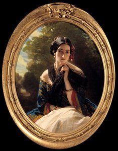 Ritratto della Principessa di Sayn Wittgenstein Sayn (Sayn-Wittgenstein) da Franz Xaver Winterhalter