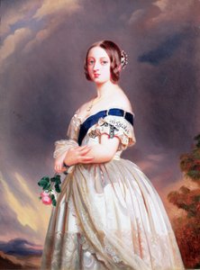 Regina Vittoria (1819-1901) 1842 da Franz Xaver Winterhalter