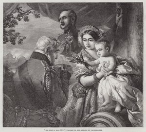 Il Primo di Maggio, 1851, dipinto per Sua Maestà