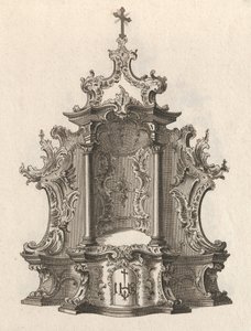 Progetto per un tabernacolo, Tavola 2 dalla serie 