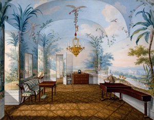 Sala dei dipinti, Palazzo di Schönbrunn conosciuto come Sala Marian da Franz Xavier Nachtmann