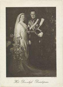 Ritratto di Juliana, regina dei Paesi Bassi, e Bernhard di Lippe-Biesterfeld da Franz Ziegler