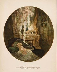 Donna nuda nel suo boudoir da Franz von  Bayros