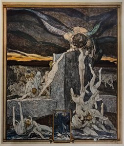 I Simoniaci, Inferno, canto XIX da Franz von Bayros (1866 1924)