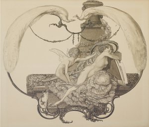 Progetto per un ex libris da Franz von Bayros