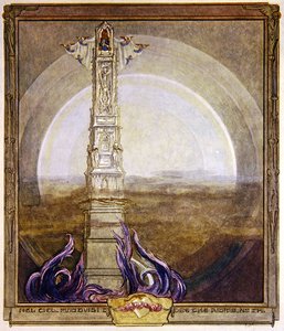 Illustrazione dalla Divina Commedia di Dante, Paradiso, Canto I da Franz von Bayros