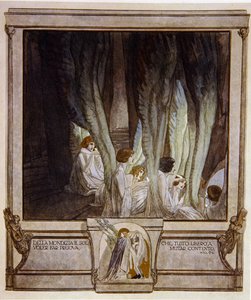 Illustrazione dalla Divina Commedia di Dante, Purgatorio, Canto XXI: 62 da Franz von Bayros