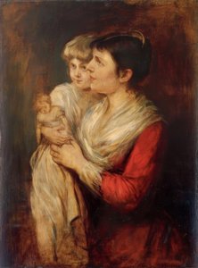 Clementine von Schön-Renz con sua figlia Hanna Elisabeth da Franz von Lenbach