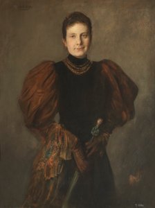 Infanta María de la Paz de Borbón, figlia di Isabella II da Franz von Lenbach