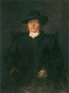 Ritratto di Otto von Bismarck da Franz von Lenbach