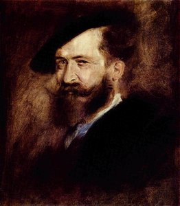 Ritratto di Wilhelm Busch da Franz von Lenbach
