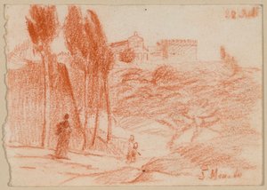 S. Miniato al Monte a Firenze da Franz von Lenbach