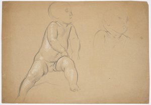 Studio della legge sui bambini da Franz von Matsch