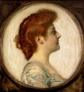 Ritratto di una signora da Franz von Stuck
