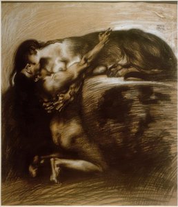 Il bacio della Sfinge da Franz von Stuck