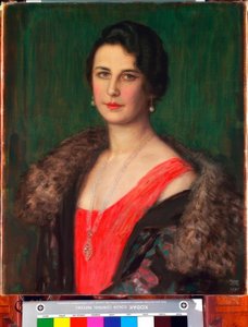 F. v. Stuck / Frau Patzak / Dipinto, 1927 da Franz von Stuck