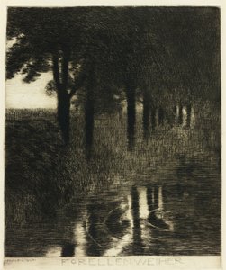 La piscina delle trote da Franz von Stuck