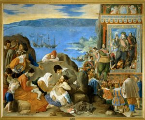 La riconquista di Bahia nel 1625 ... (dipinto su tela)