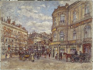 Francese: Le Pavillon de Hanovre, rue Louis-le-Grand da Frederic Anatole Houbron