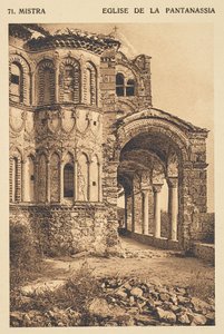 Mistra. Eglise de la Pantanassia da Frédéric Boissonnas